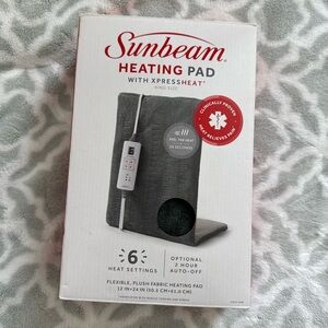 Sunbeam Gray Heating Pad with XpressHeat